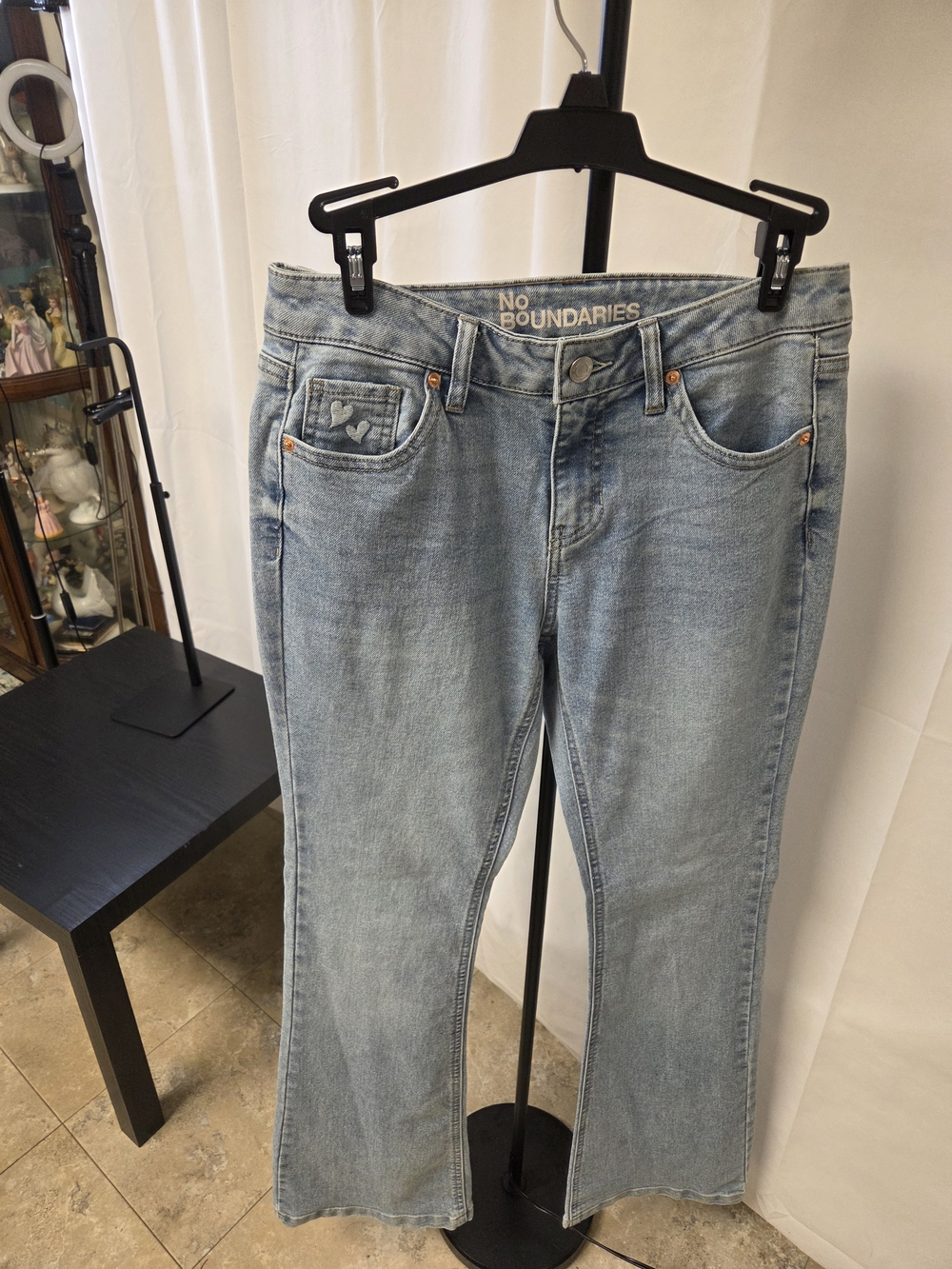 No Boundaries Women's Light Blue Bootcut Jeans